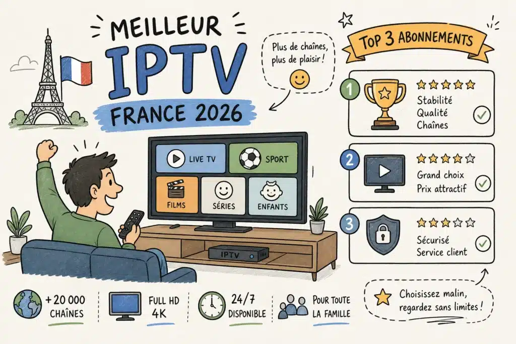 Meilleur Abonnement IPTV France 2026