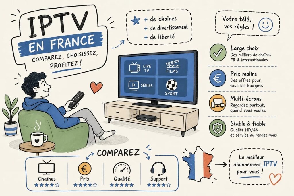Abonnement IPTV en France